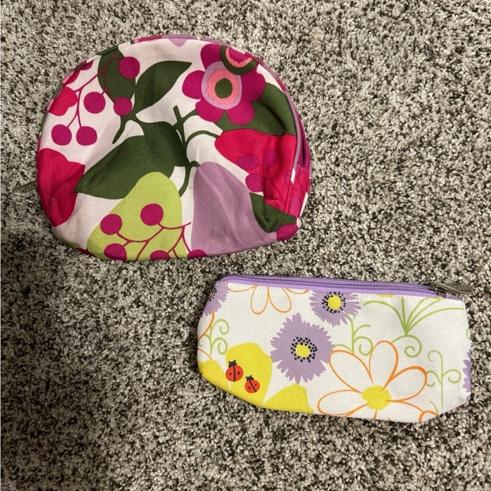 Vintage Clinique makeup bags set 2